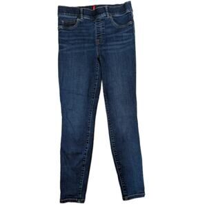 Spanx Skinny Crop Jeans Womens Medium Pull On Elastic Waist Stretch Sculpting